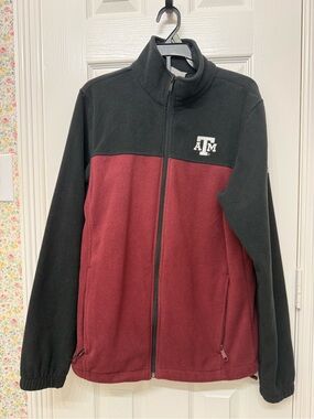 Texas A&M Columbia Maroon and Black Full-Zip Fleece Jacket